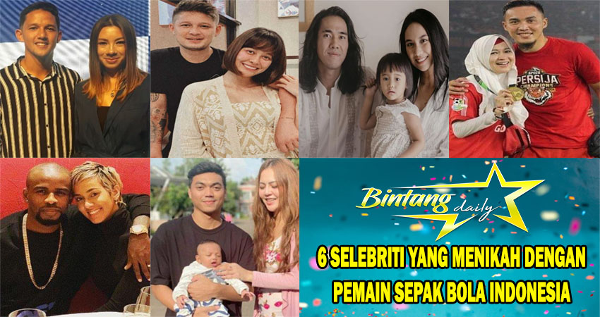 6 Selebriti yang Menikah dengan Pemain Sepak Bola di Indonesia