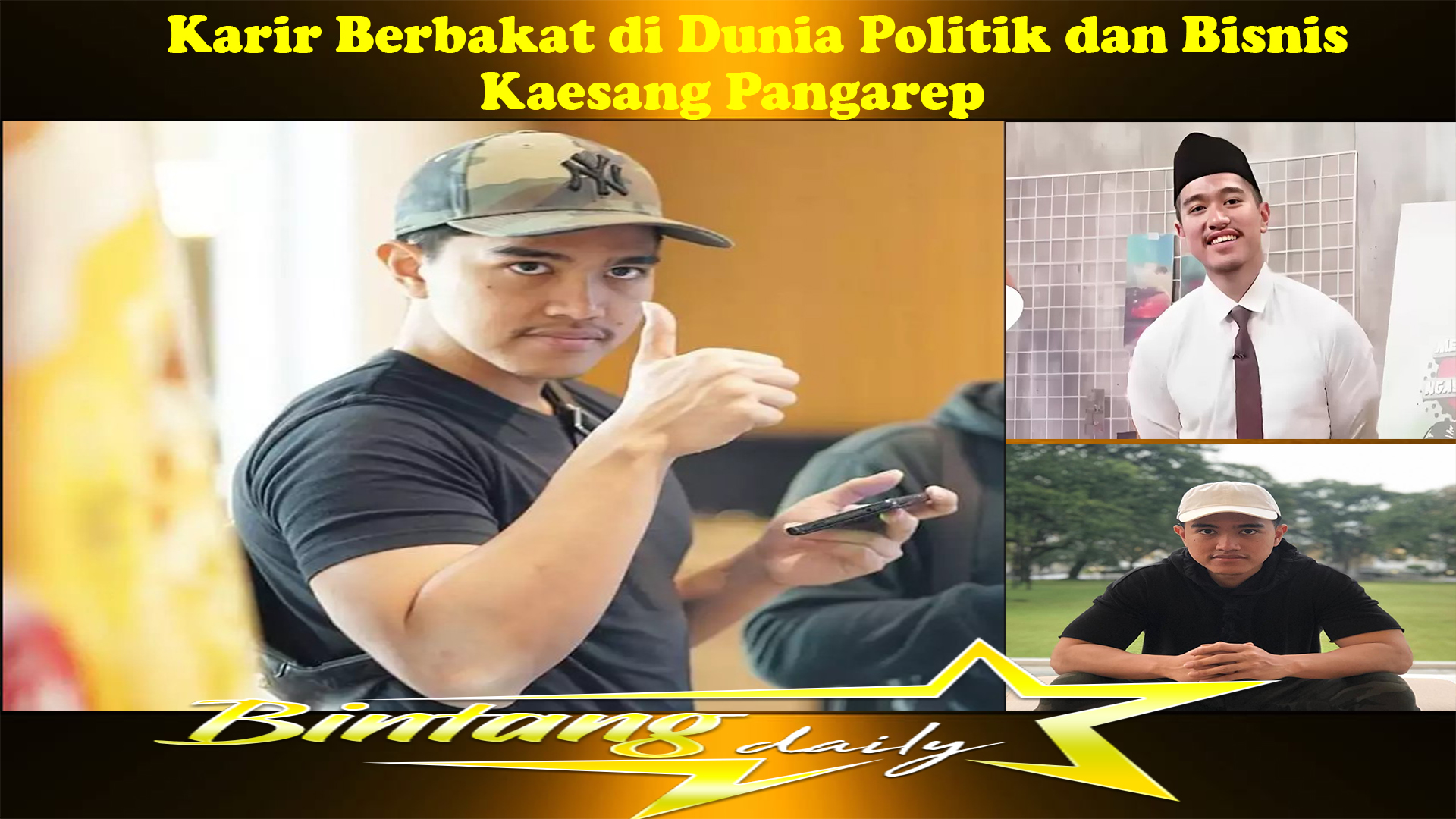 Kaesang Pangarep: Karir Berbakat di Dunia Politik dan Bisnis